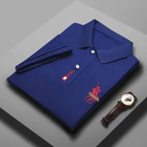 Men's Golf T-Shirts Short Sleeve Polo with Embroidered Logo TS35