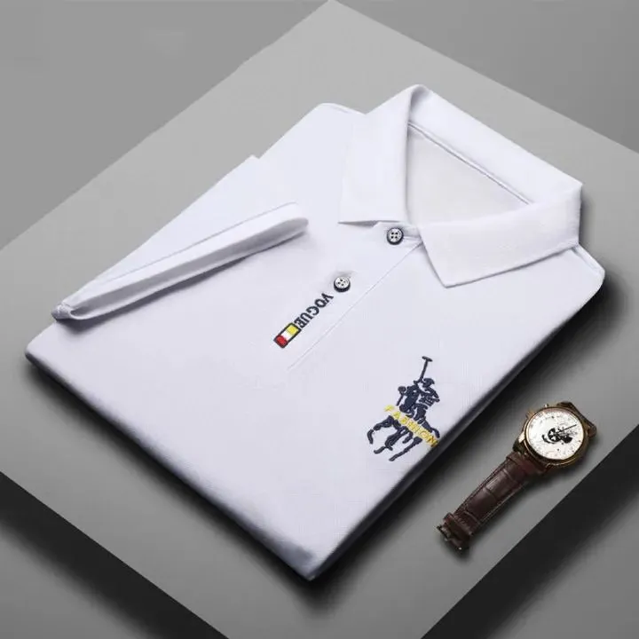 Men's Golf T-Shirts Short Sleeve Polo with Embroidered Logo TS35