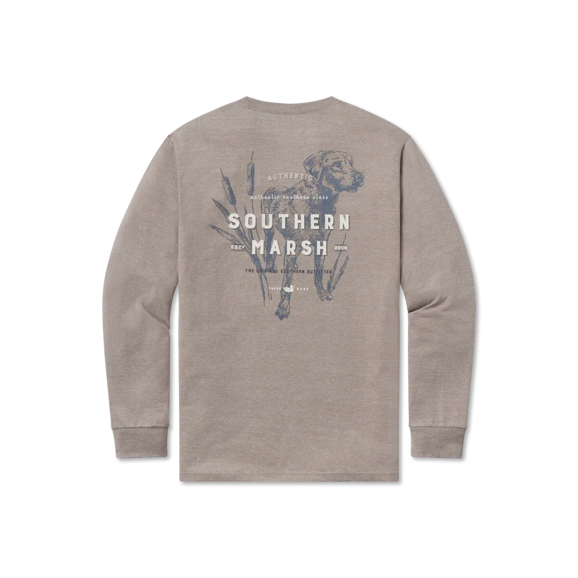 Men's Seawash Long Sleeve Tee - Dog