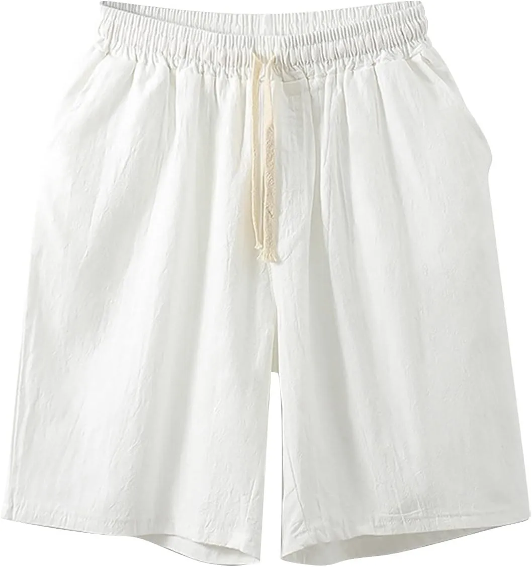 Mens Summer Shorts Retro Scottish Plaid Contrast Waistband Pleated Skirt Cargo Shorts Gym Shorts Mens Running Shorts