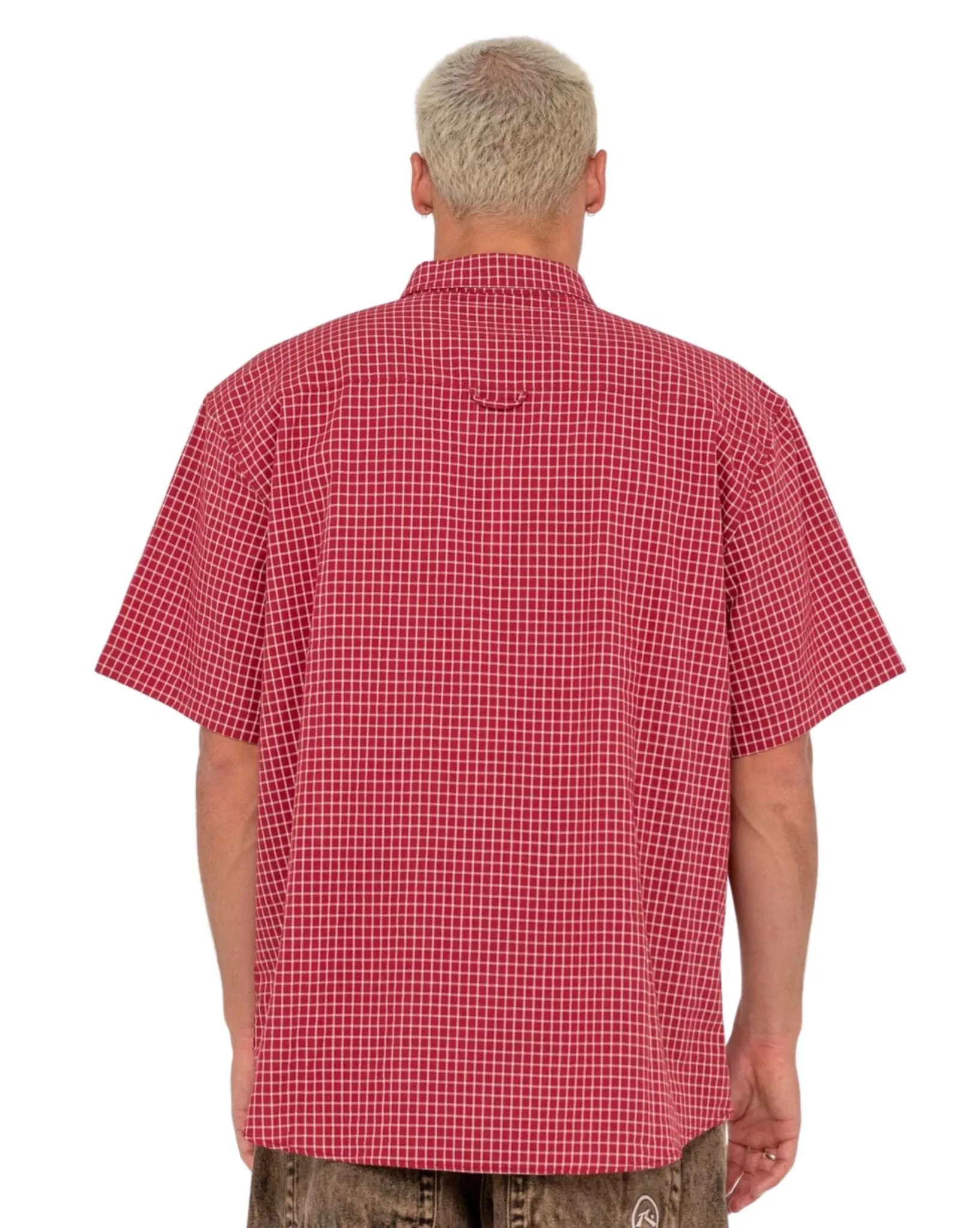 Mens Worldwide Curved Hem Short Sleeve Shirt