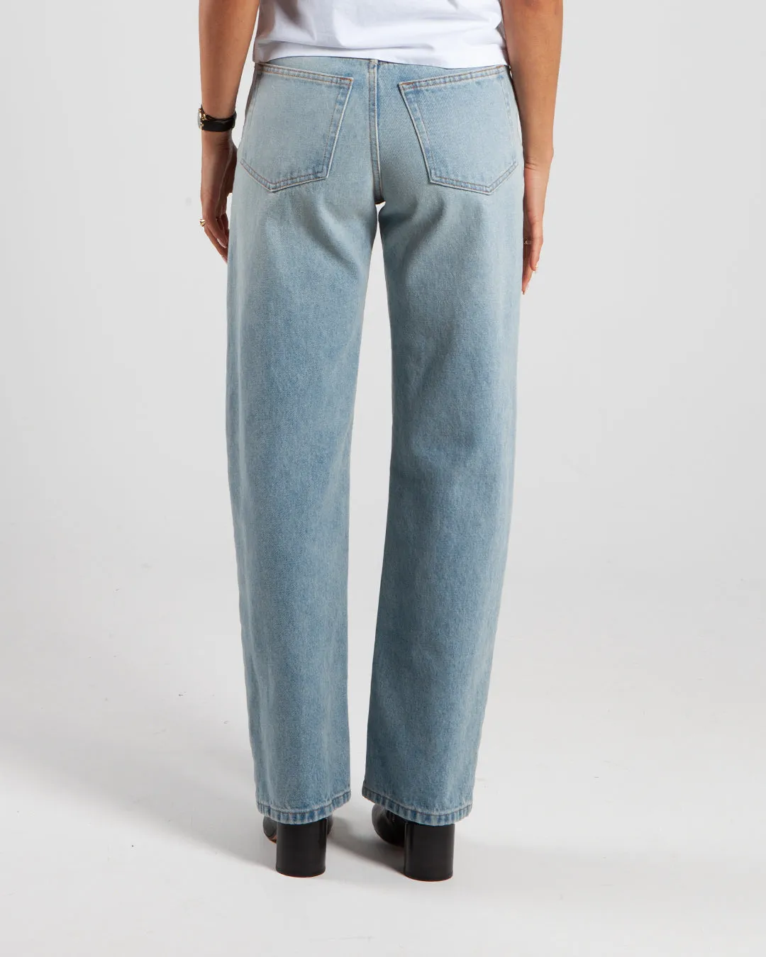 MM6 Maison Margiela Pants 5 Pockets Light Wash Denim