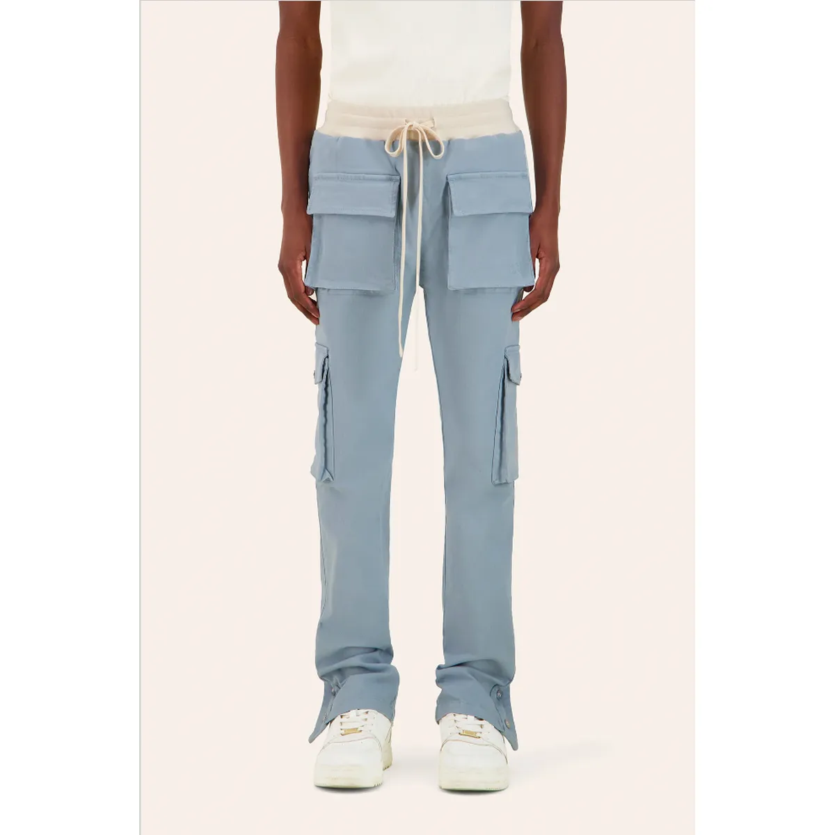 Mouty Light Blue Cargo Pants