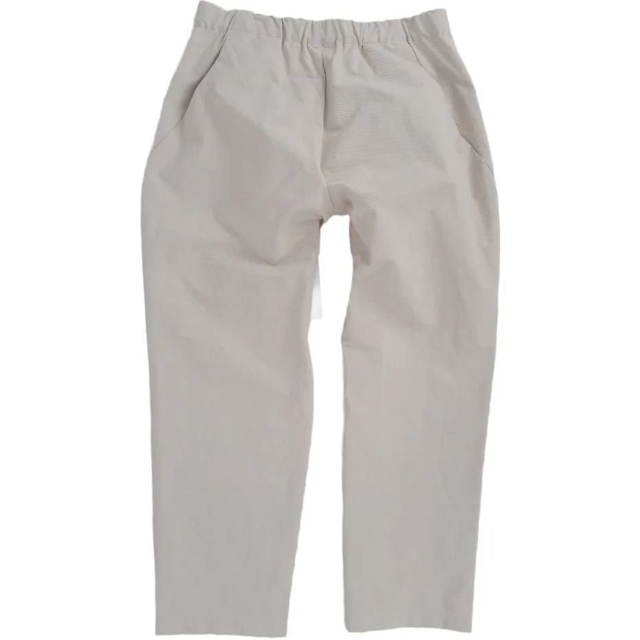 One Tuck Tapered Pant, Light Beige