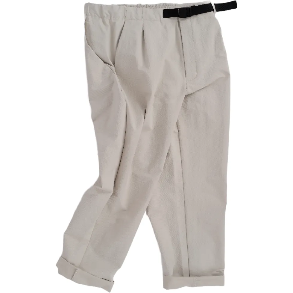 One Tuck Tapered Pant, Light Beige