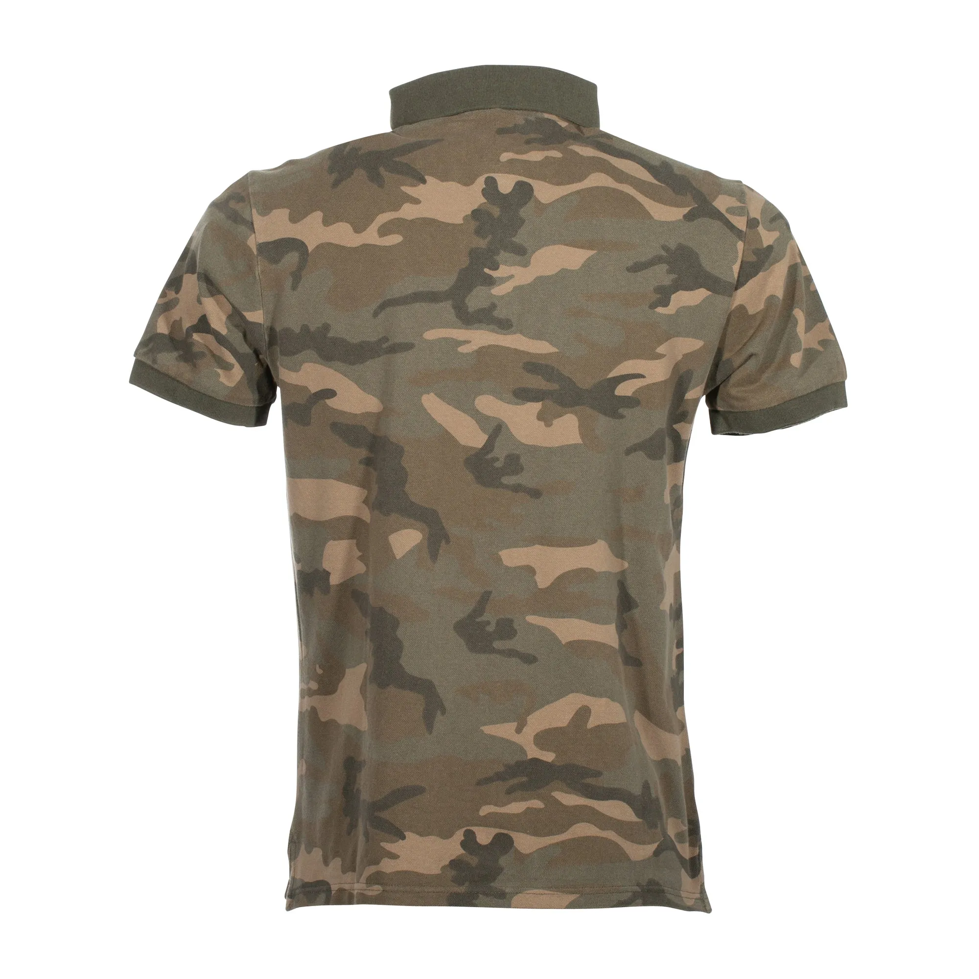 Polo Shirt Prewash Co Pikee woodland