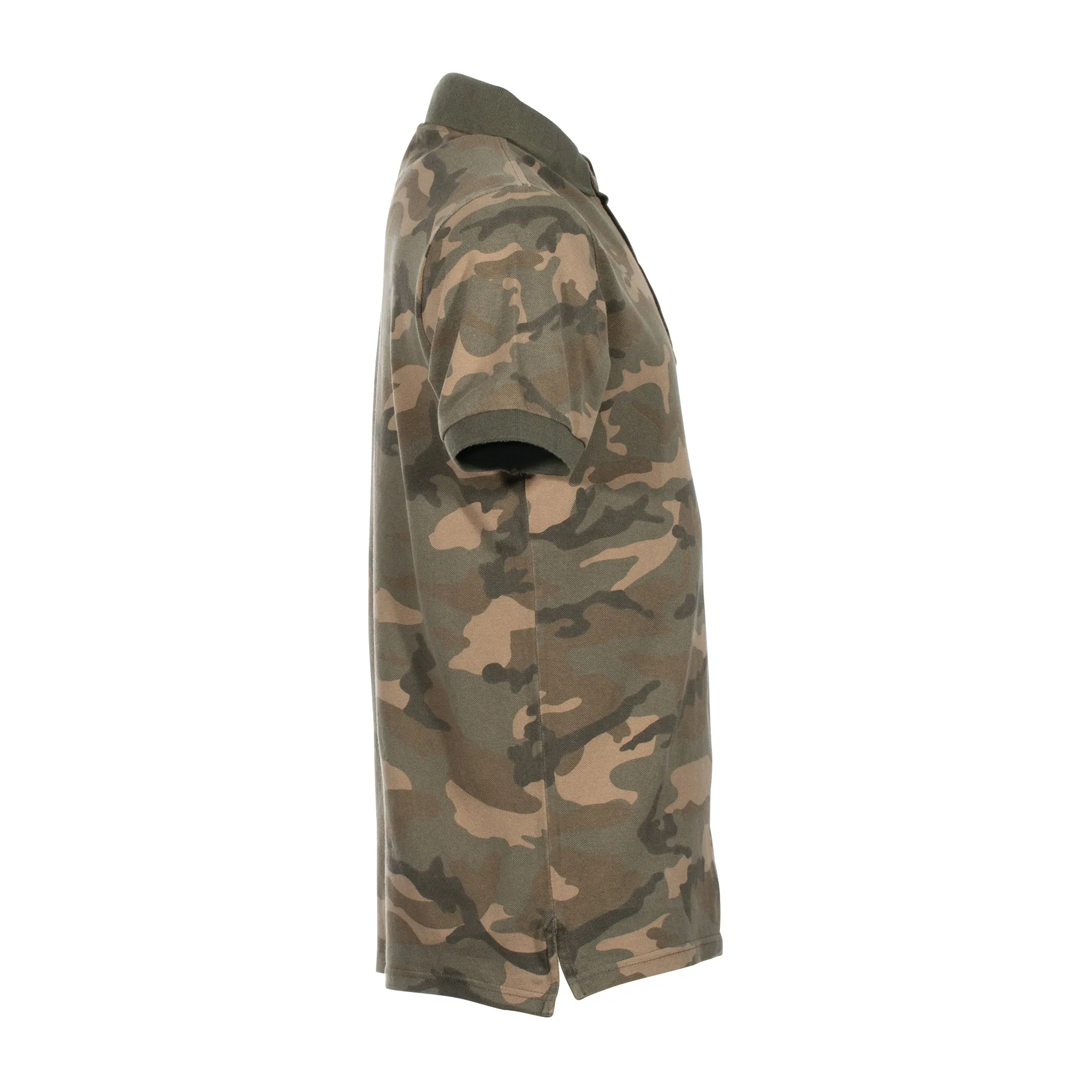 Polo Shirt Prewash Co Pikee woodland