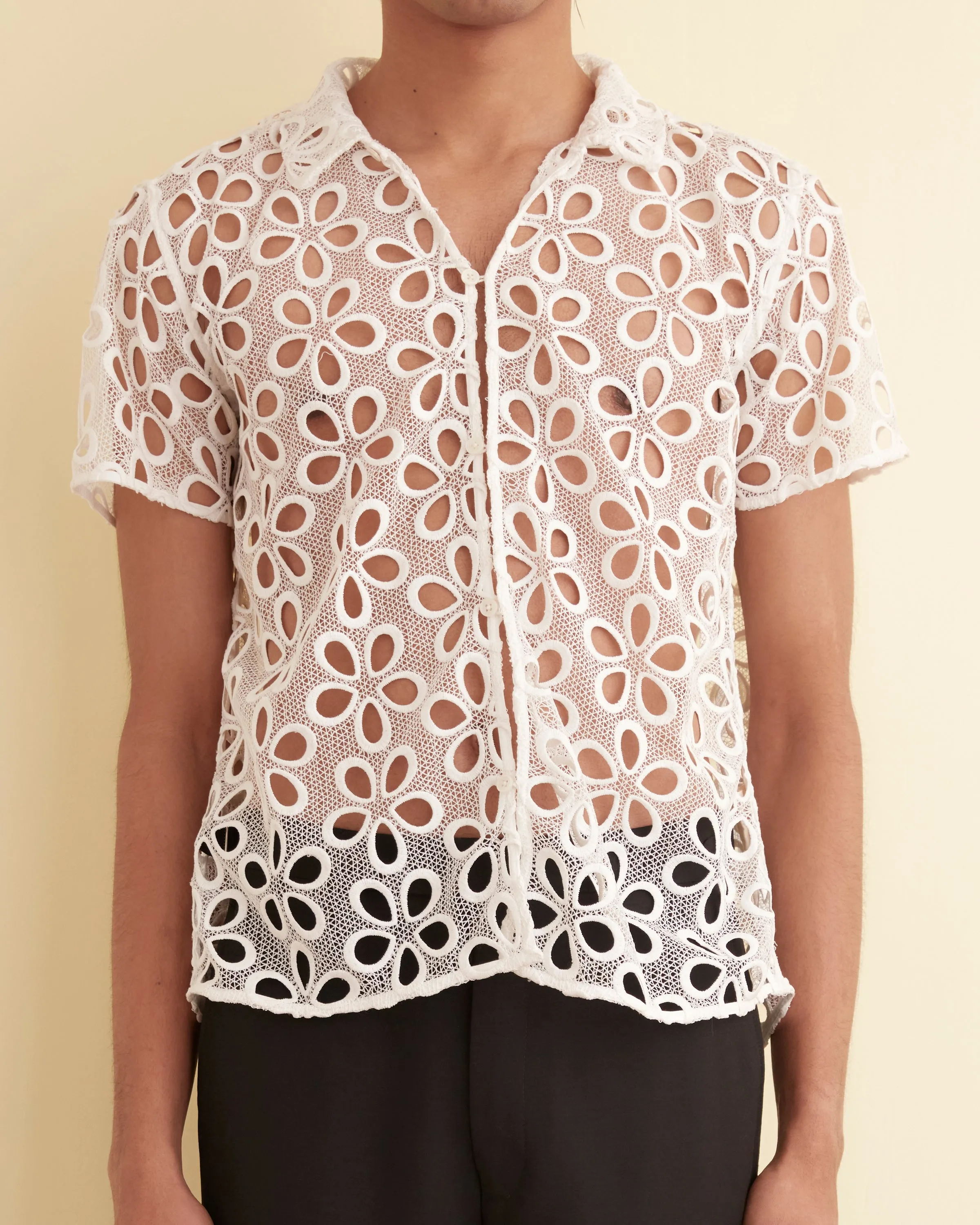 Primrose Lace Short Sleeve Shirt