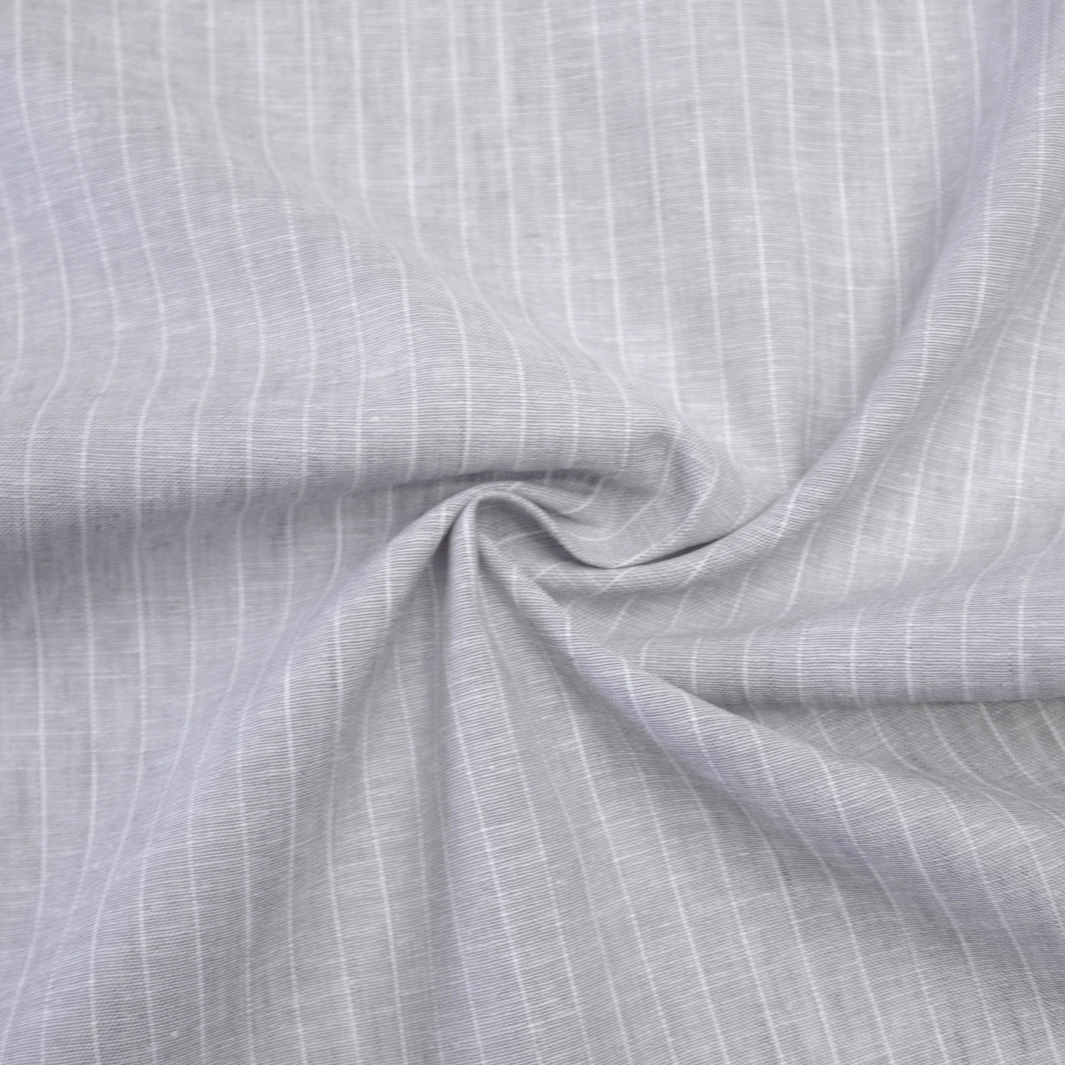 Ralph Grey Striped Linen SHOWROOM SAMPLE 34CM X 60CM