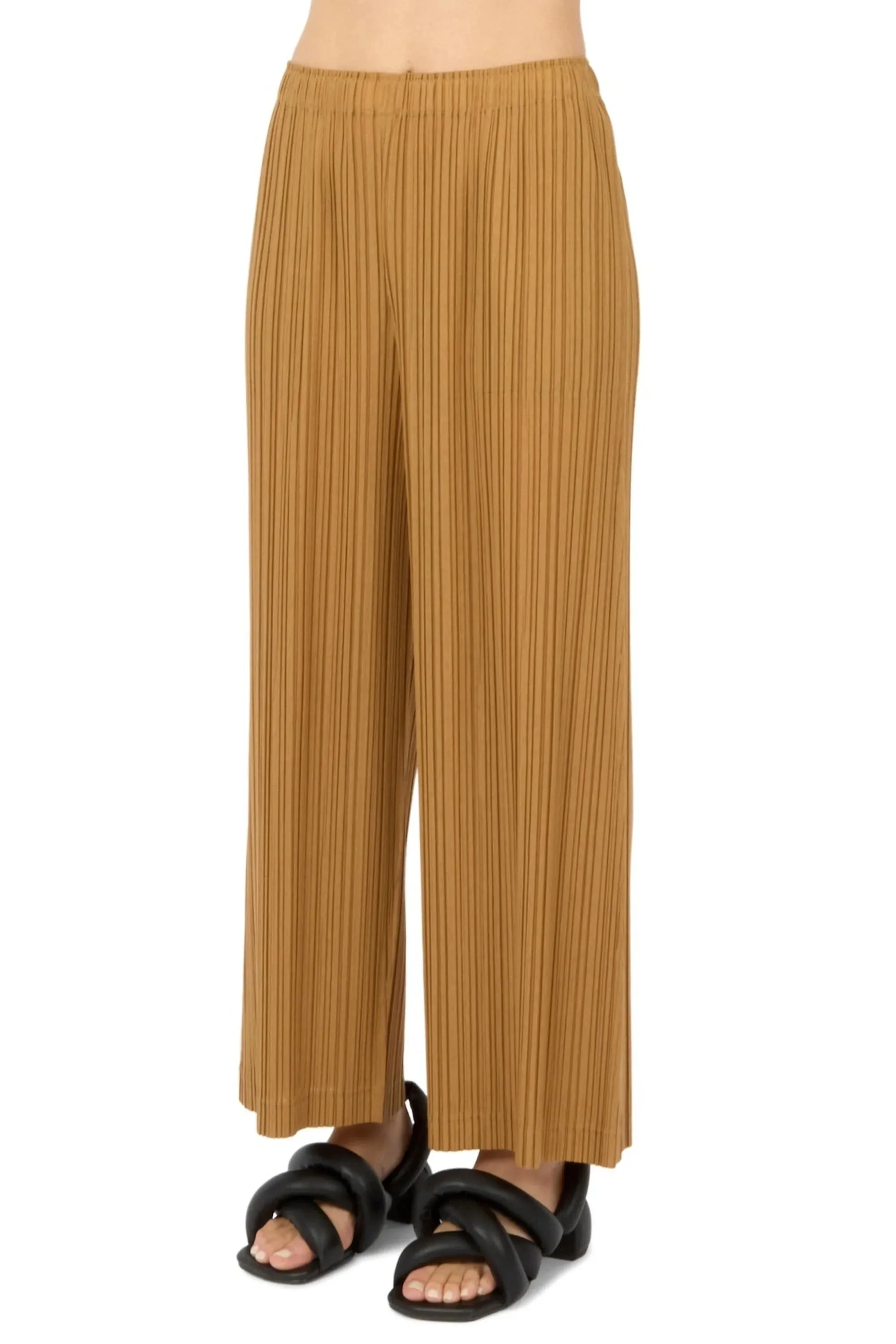 Ramie Pleats Pants