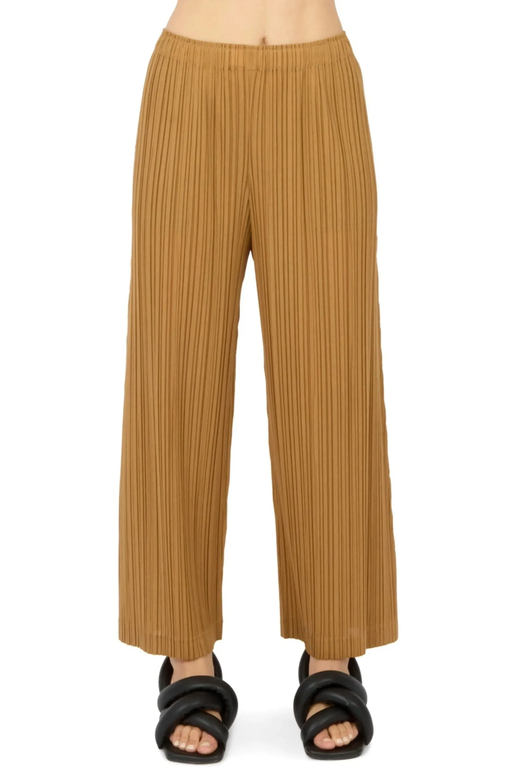 Ramie Pleats Pants