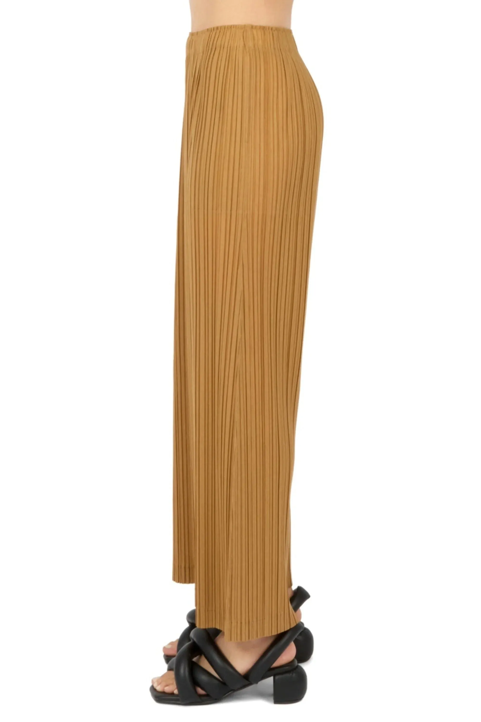 Ramie Pleats Pants