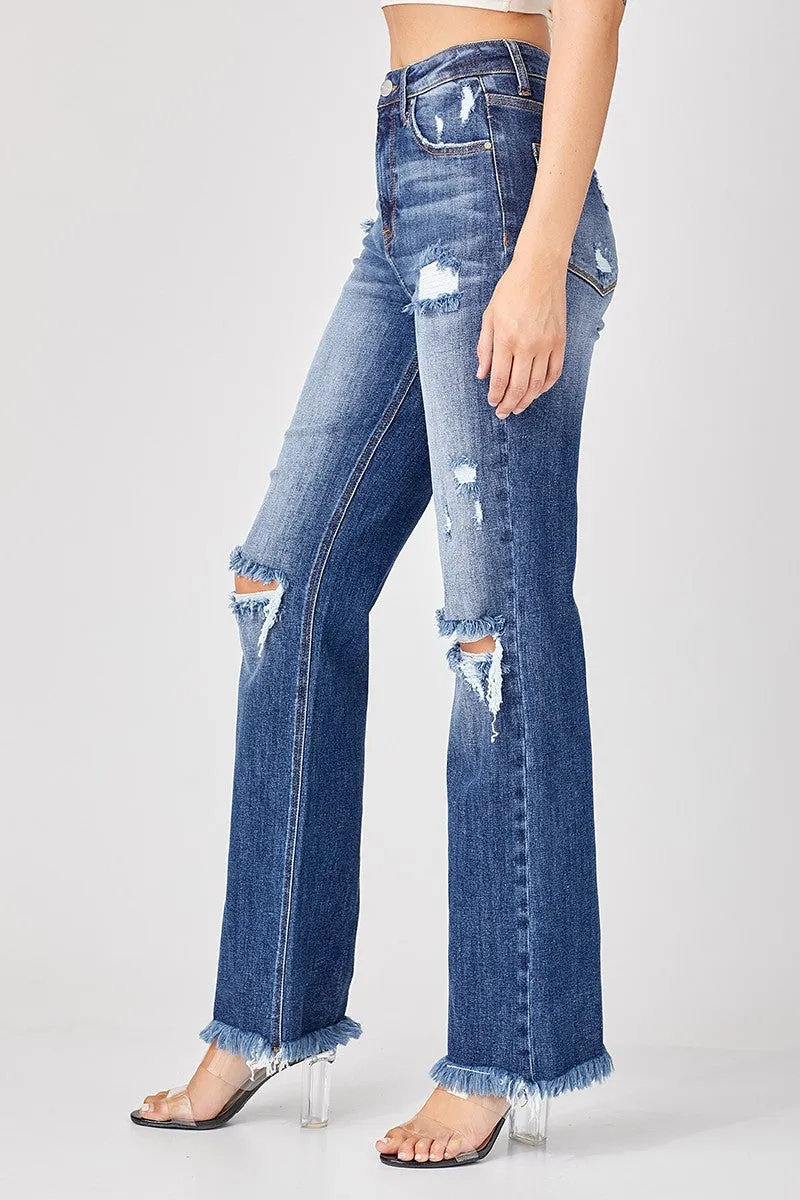 Risen Jeans - High Rise Straight Jean - RDP5081