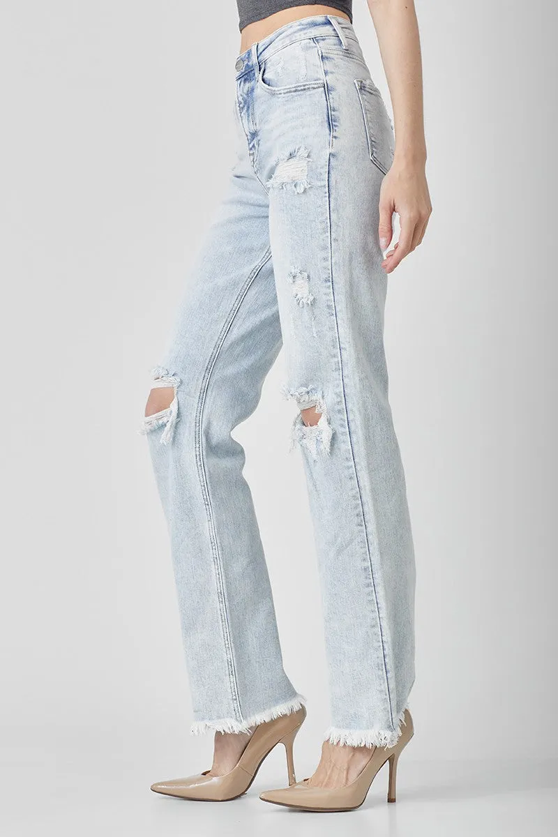 Risen Jeans - High Rise Straight Jean - RDP5081