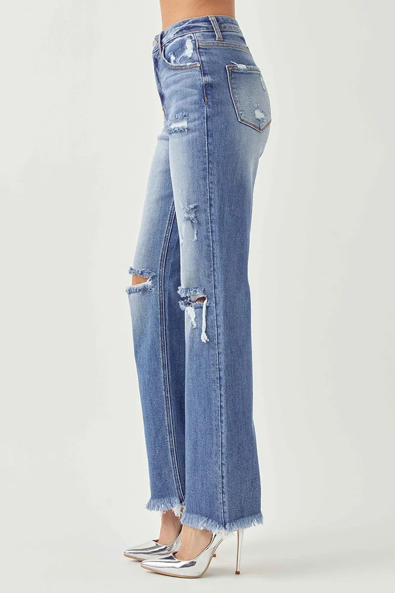 Risen Jeans - High Rise Straight Jean - RDP5081