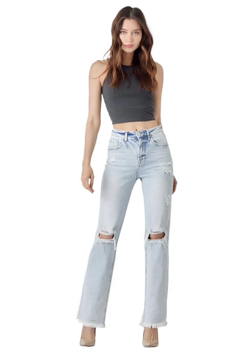 Risen Jeans - High Rise Straight Jean - RDP5081