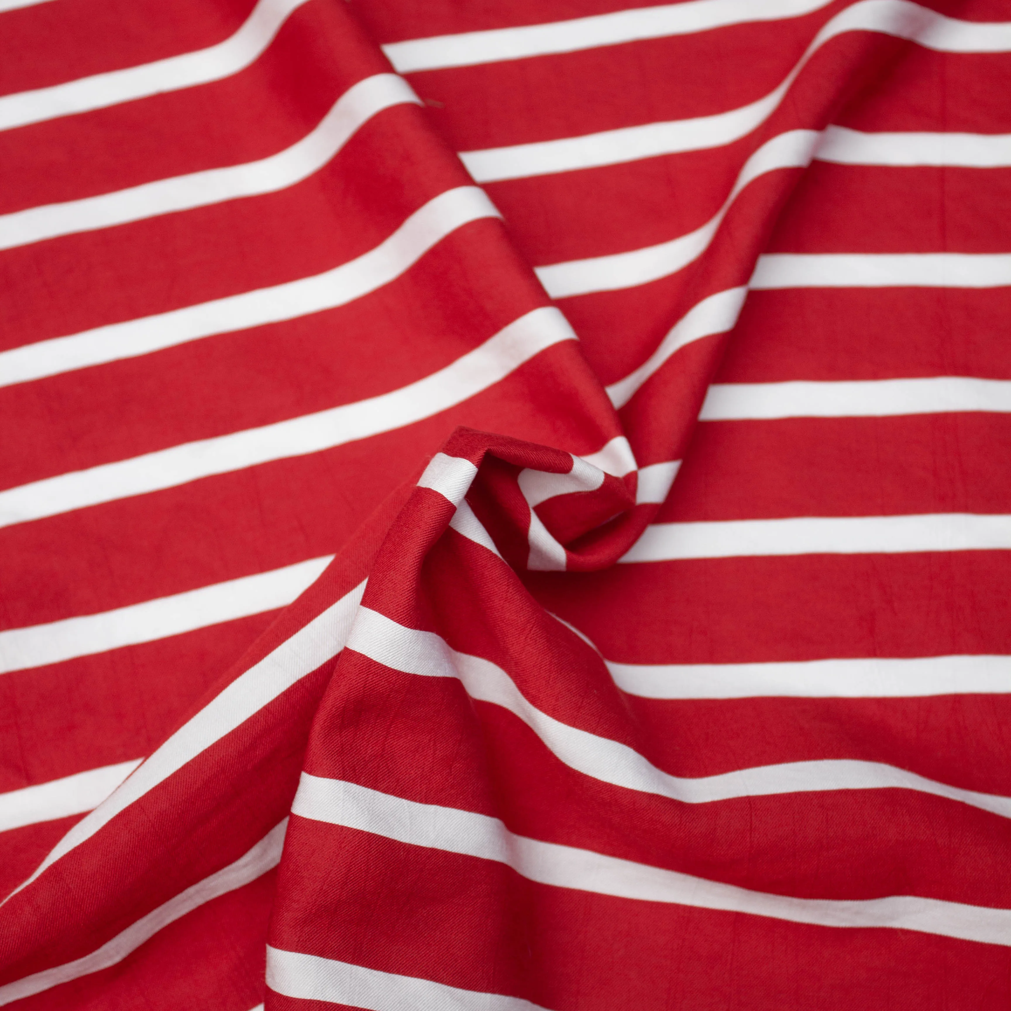 Rosan Red Striped Viscose