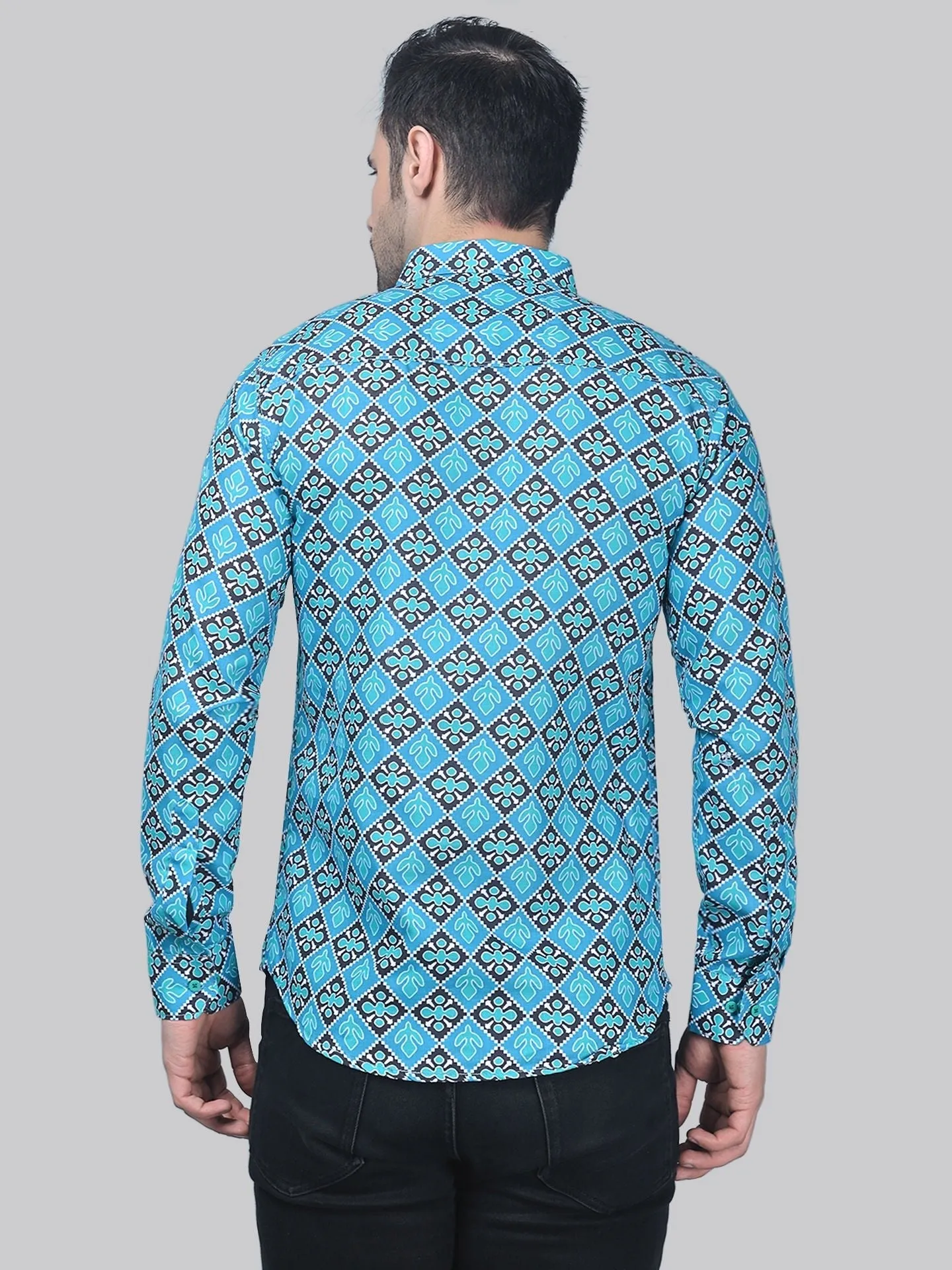 Rough Printed Men's Shirt