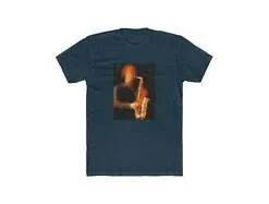 Saxophonist - --  Men's Fitted Cotton Crew Tee