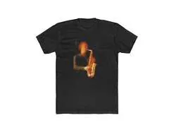 Saxophonist - --  Men's Fitted Cotton Crew Tee