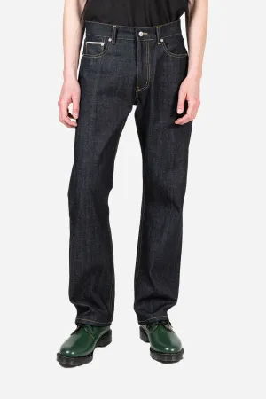 Selvedge Denim Pants - Deep Indigo