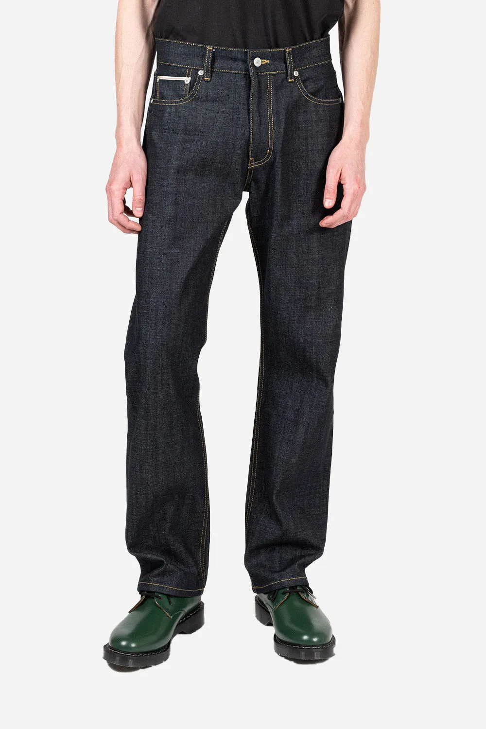 Selvedge Denim Pants - Deep Indigo