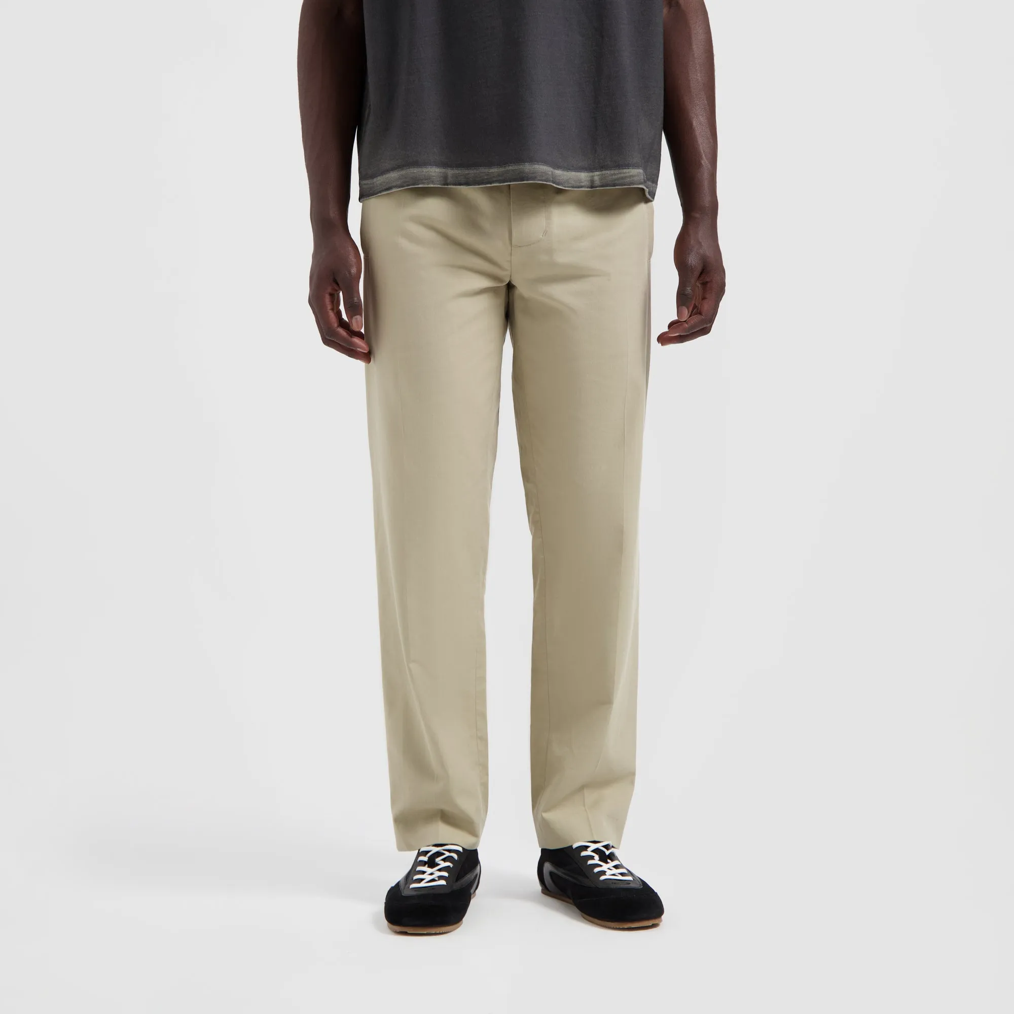 Slim Elasticated Pant - Light Sage