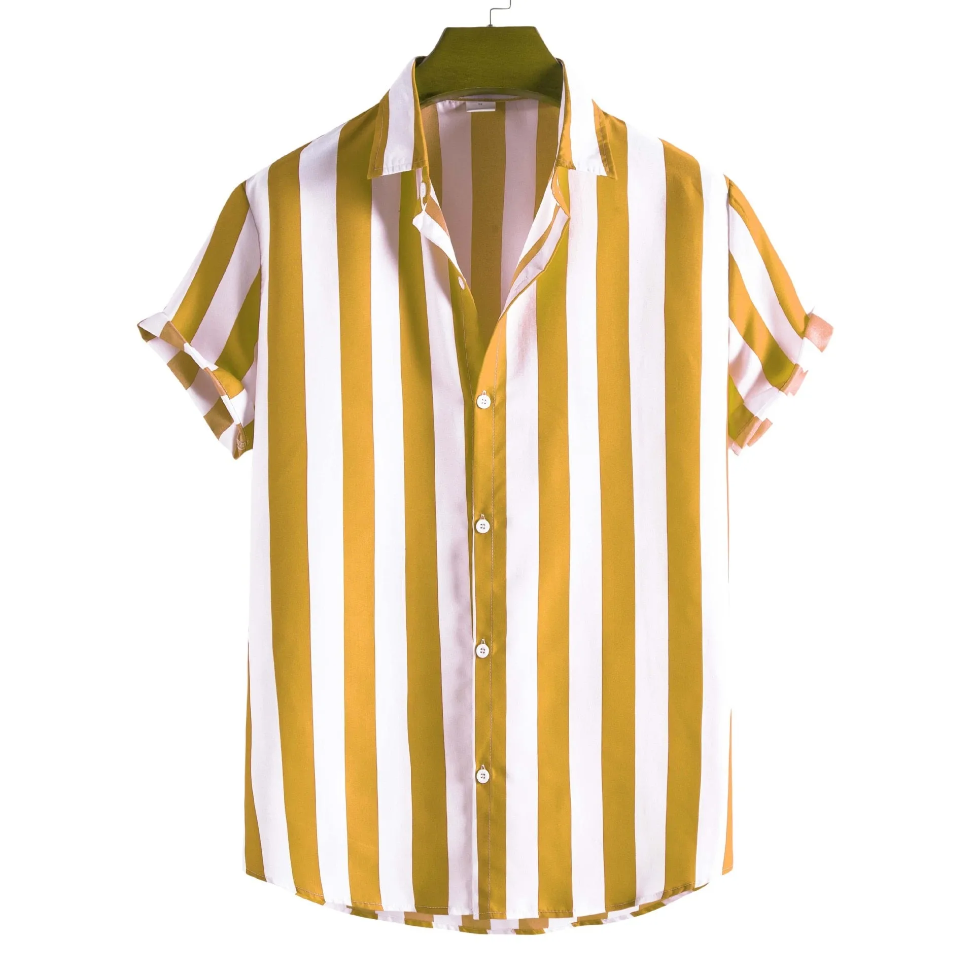 Stripe Print Loose Casual Beach Shirt