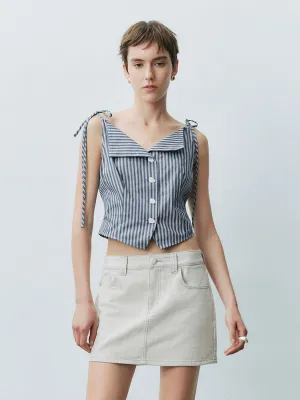 Striped Cami Sleeveless Shirts