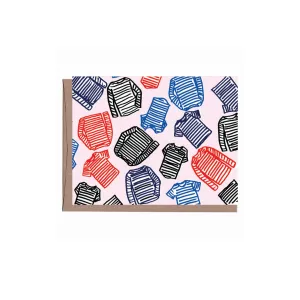 Striped Shirts Note Card