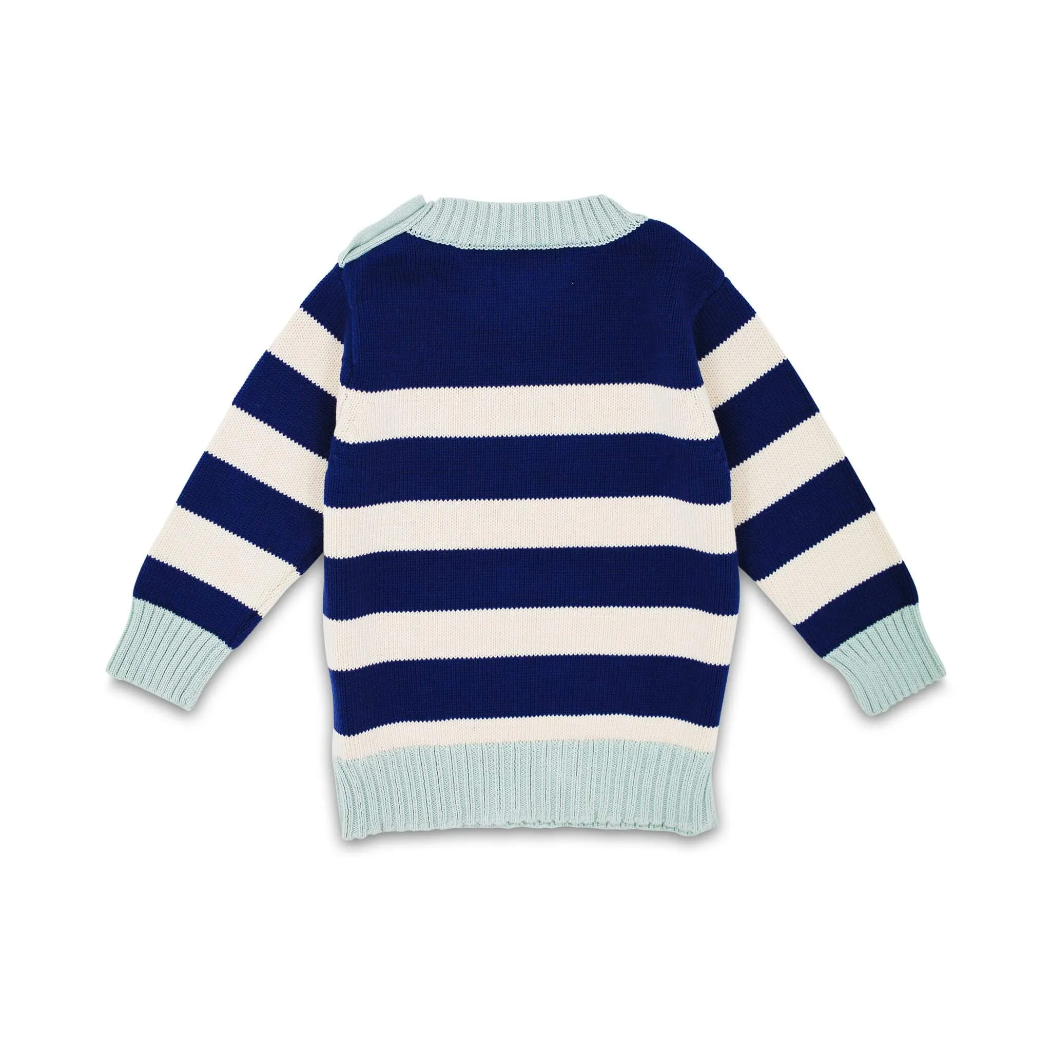 Striped Sweater & Soft Denim Pants (Light Wash) Bundle