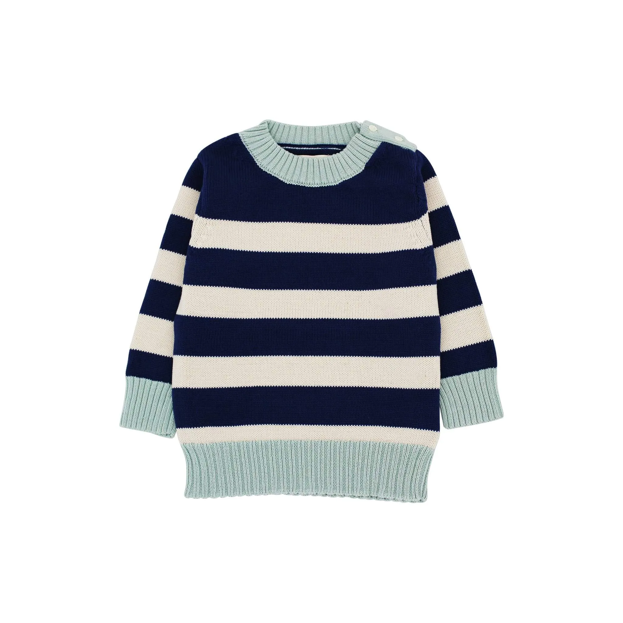 Striped Sweater & Soft Denim Pants (Light Wash) Bundle