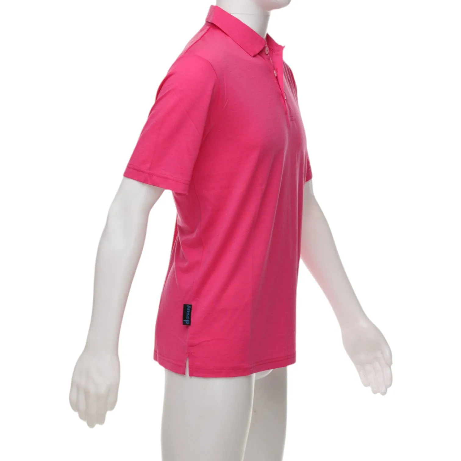 The Merino Polo - Men's Polo Shirt - Pink