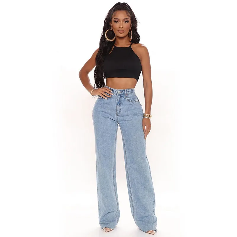 The Stretch Jeans High Waist Wide Leg