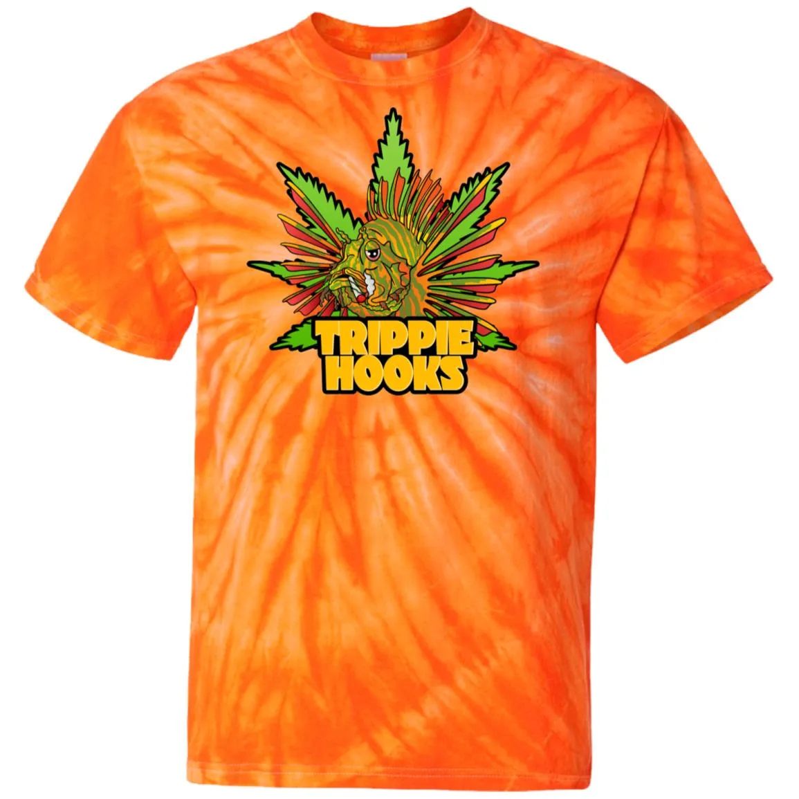 Trippie Hooks Logo 100% Cotton Tie Dye T-Shirt