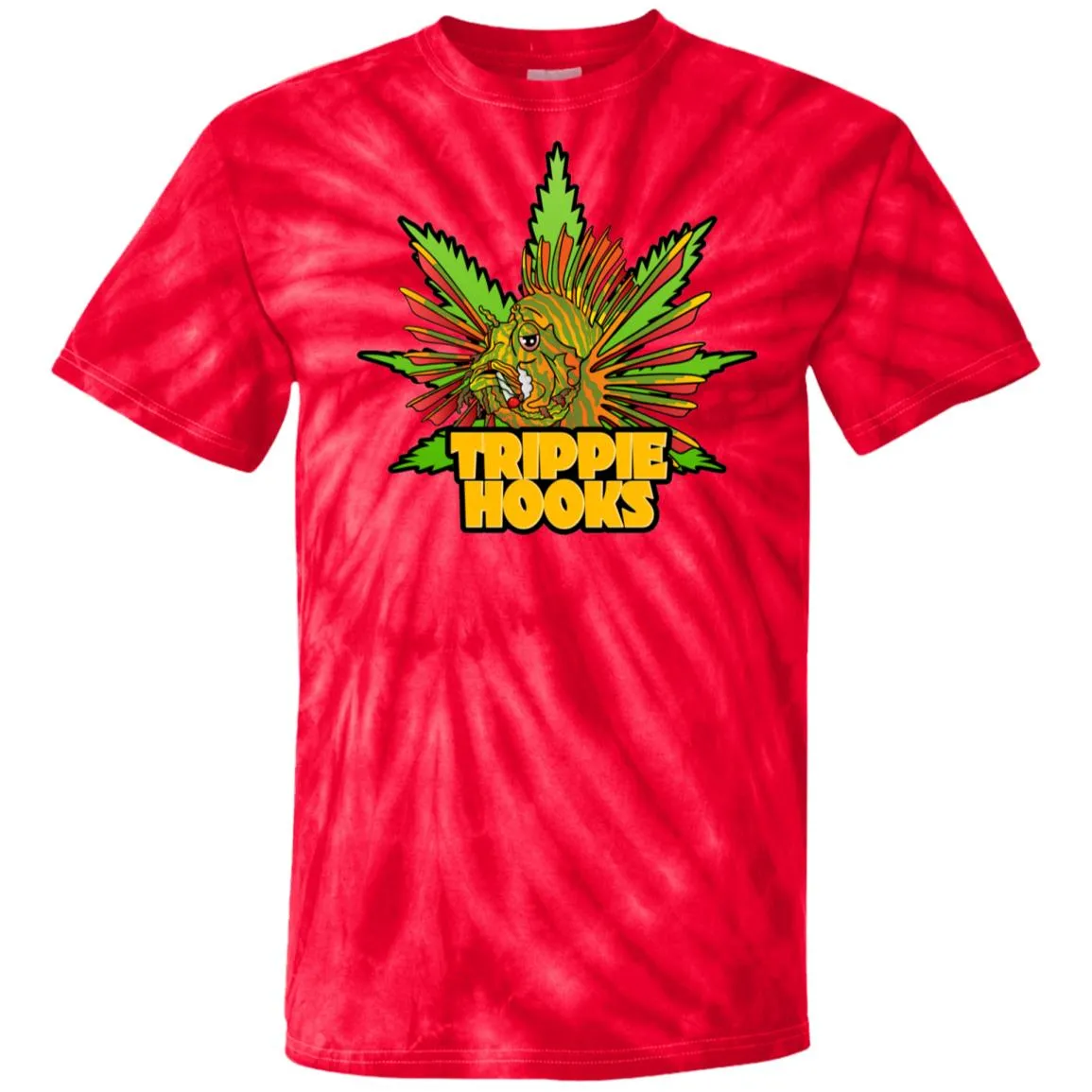 Trippie Hooks Logo 100% Cotton Tie Dye T-Shirt