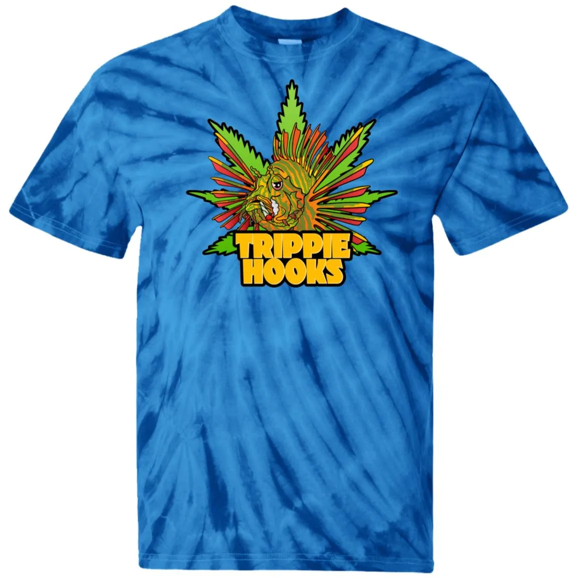 Trippie Hooks Logo 100% Cotton Tie Dye T-Shirt