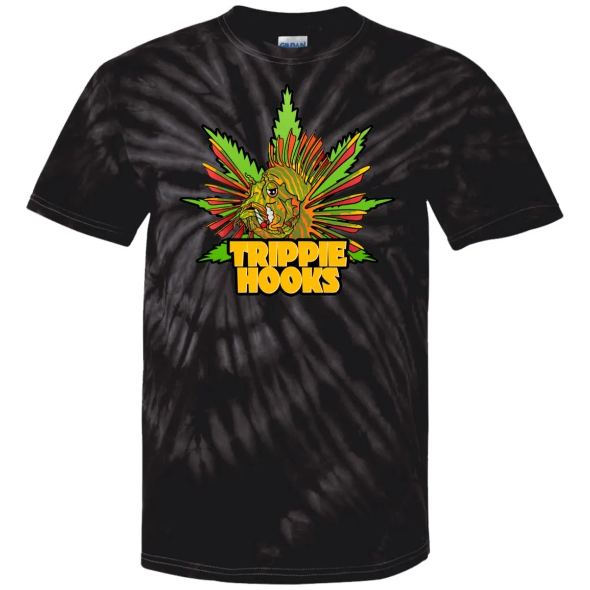 Trippie Hooks Logo 100% Cotton Tie Dye T-Shirt