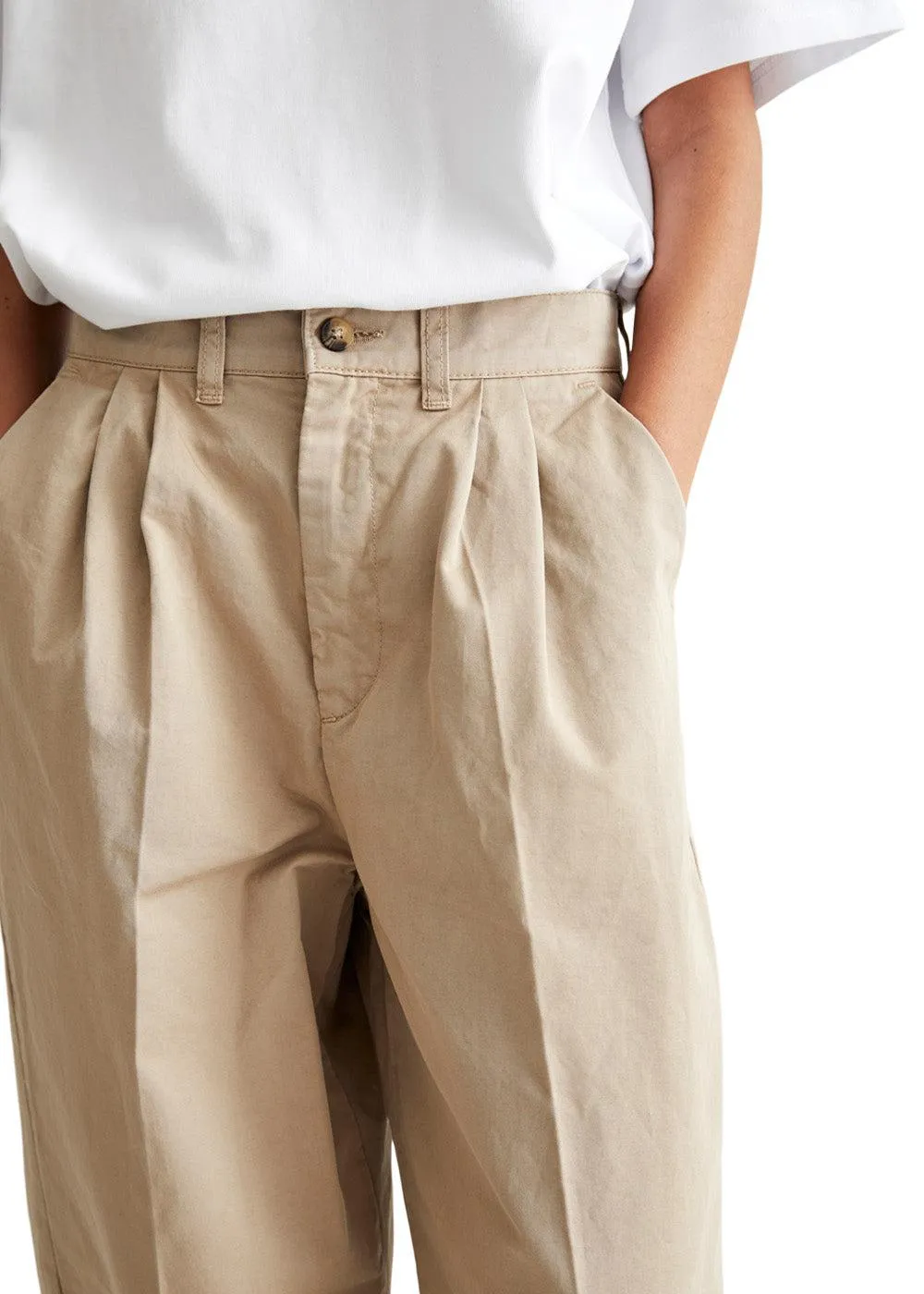 Vera Crisp Pant - Light Sand