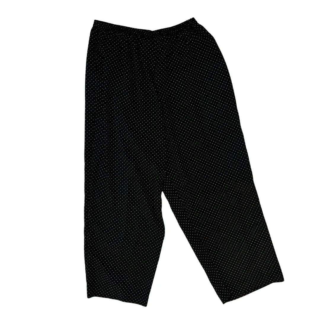 Vintage Leslie Fay Polka Dot Pull-On Pants