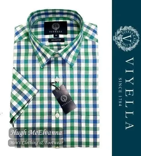 Viyella Short Sleeve Check Shirt Style: VY8534H-044