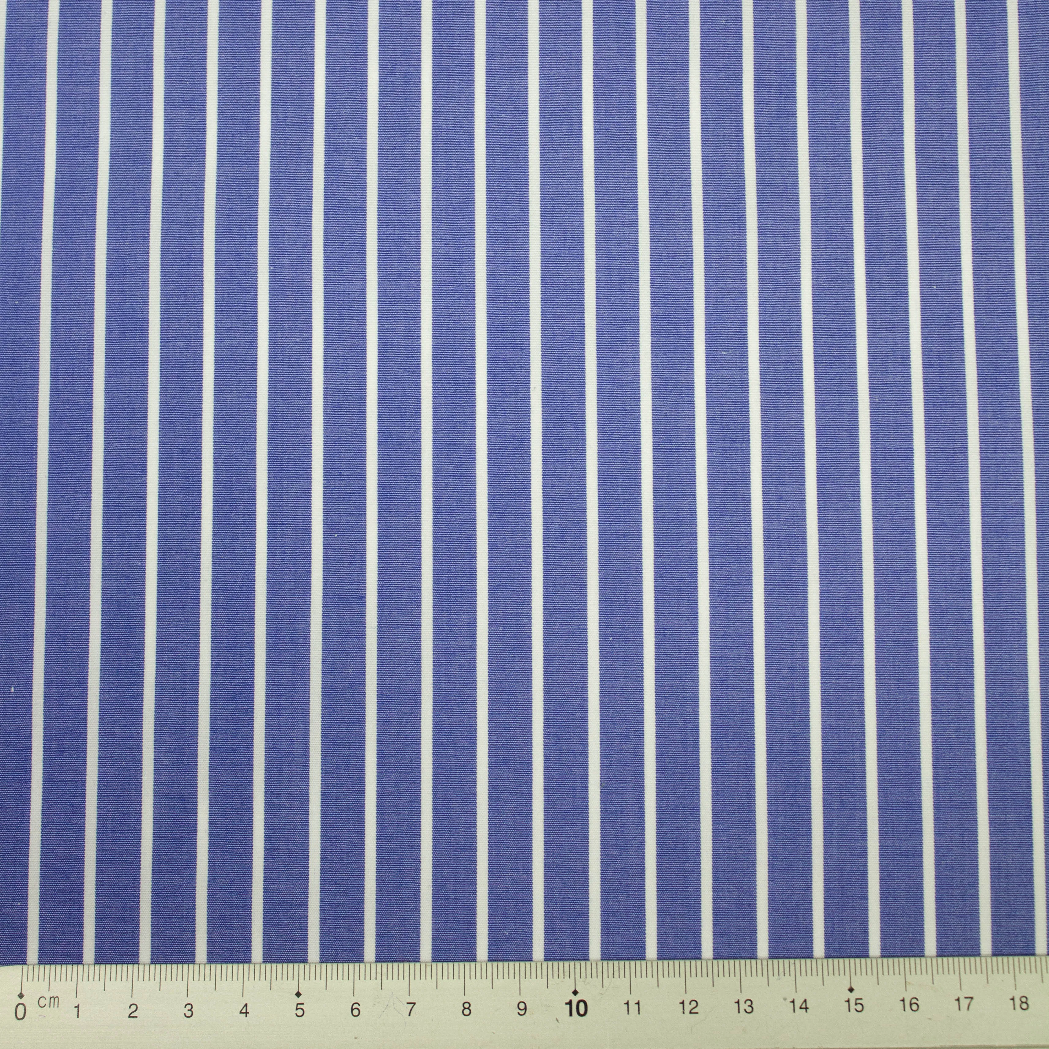 Wadu Blue Striped Cotton- COUPON 60CM