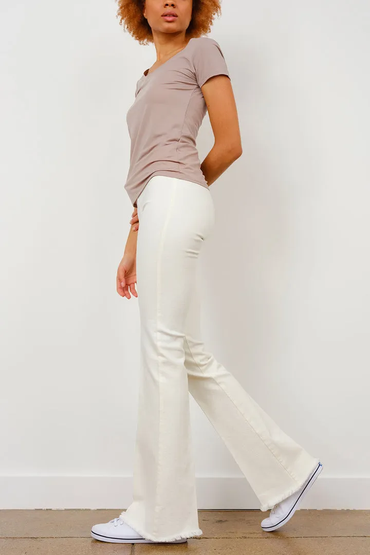 White Denim Pants