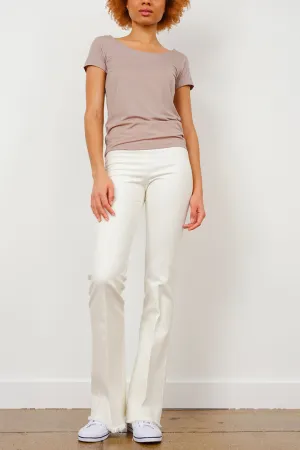 White Denim Pants