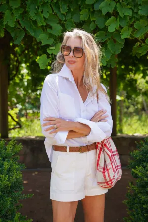 White Fitted Classic Shirt