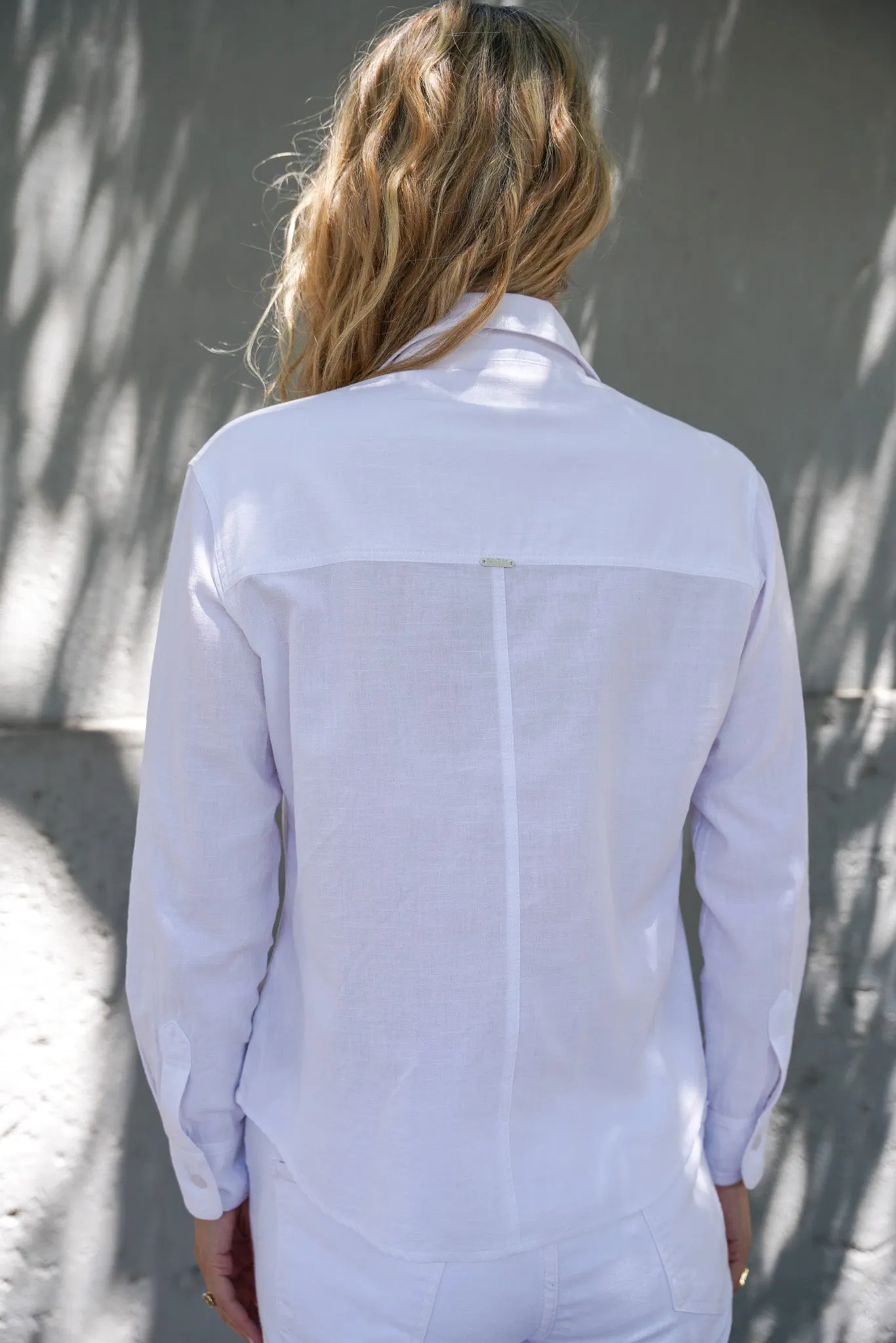 White Fitted Classic Shirt