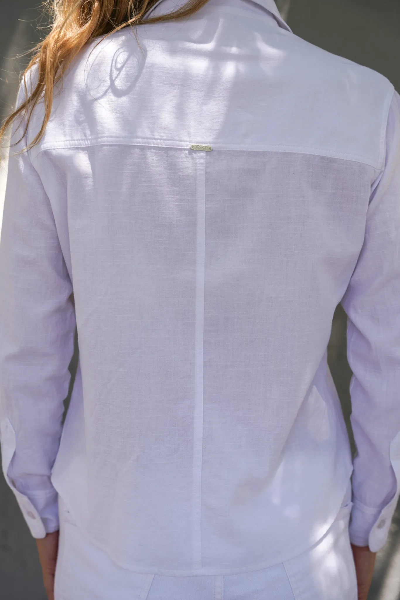 White Fitted Classic Shirt