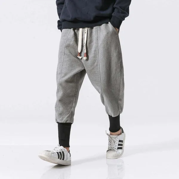 WLS Kuko Harem Pants Light Gray