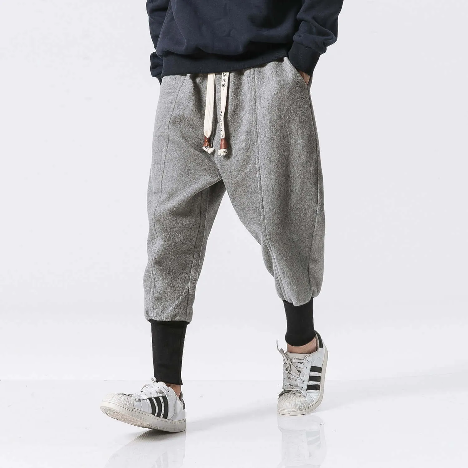 WLS Kuko Harem Pants Light Gray